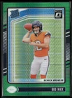 2024 Donruss Optic Bo Nix Rated Rookie Green Velocity Prizm RC #209 Broncos