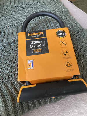 Cable Lock Halfords 23cm D Lock Halfords 23cm Combination D Lock