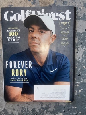 Golf Digest Magazine June 2025 Rory McIlroy Masters Grand Slam