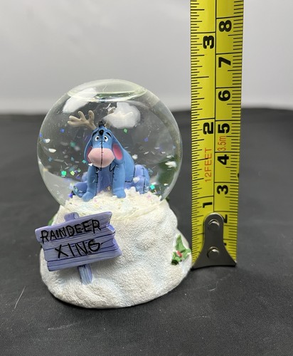 Eeyore Mini Globo de Nieve Sello Winnie The Pooh Cruce de Reno - Imagen 6 de 6