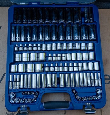 Blue-Point BLPGSSC155 - Combination Drive SAE/ Metric 155 pc General Service Set