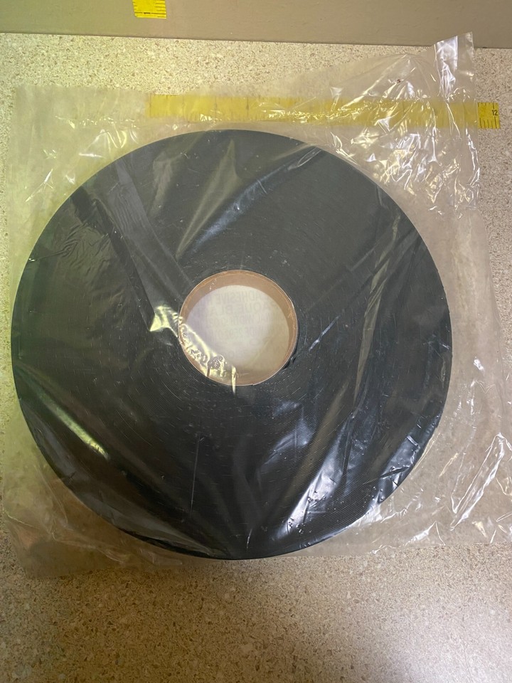 1" Black Opaque Rubber Adhesive Tape NSN 9320004490807 eBay