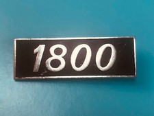 Fiat 132 GLS 131 1800 Rear Trunk Metal Emblem Stemma Genuine NOS
