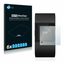 6x Transparent ULTRA Clear Screen Protector for Fitbit Surge