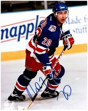 New York Rangers RADEK DVORAK Signed Autographed 8x10 Pic A