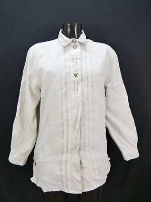 Gr.38 Trachtenbluse creme Bluse Hammerschmid mit Stickerei TB7910