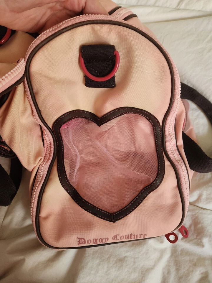 Bolso Portador Perro Mascota Pequeña Juicy Couture Años 2000 De Colección LEER Foto 4 de 4