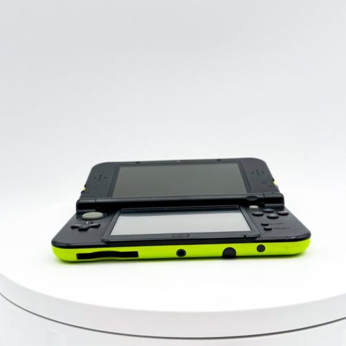 New Nintendo 3DS LL Lime Green Black Console Japanese ver Good Condition Tested - Picture 22 of 24