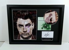 The Courteeners Liam Fray Signed FRAMED Mosaic Art & Picture Disc Display - WOW!