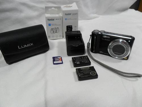 Lumix DMC-ZS1 Panasonic Camera 10.1MP 12x Zoom w/ NEW Charger & Battery Tested