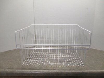 GE REFRIGERATOR FREEZER BASKET 23 3/8'' X 17 7/8'' X 12'' (RUST) PART# WR21X10086