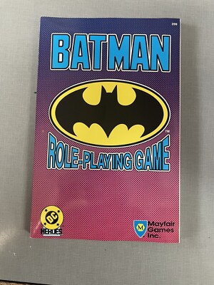 BATMAN ROLE PLAYING GAME 299 MAYFAIR GAMES DC COMICS 1989 BRAND NEW UNREAD