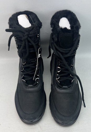Sorel Womens LENNOX LACE COZY STKD Jet Black Waterproof Boots UK 4 , EU 37 US6 - Picture 17 of 19