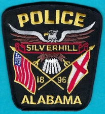 SILVERHILL ALABAMA POLICE SHOULDER PATCH