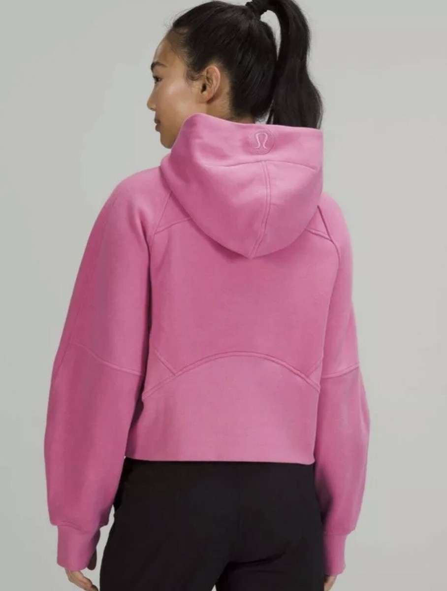 NWT- Lululemon Oversized Scuba Half Zip- Pink Blossom- M/L | eBay