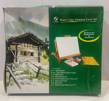 Table Top Painting Easel with 3 Painting Boards 17x18"