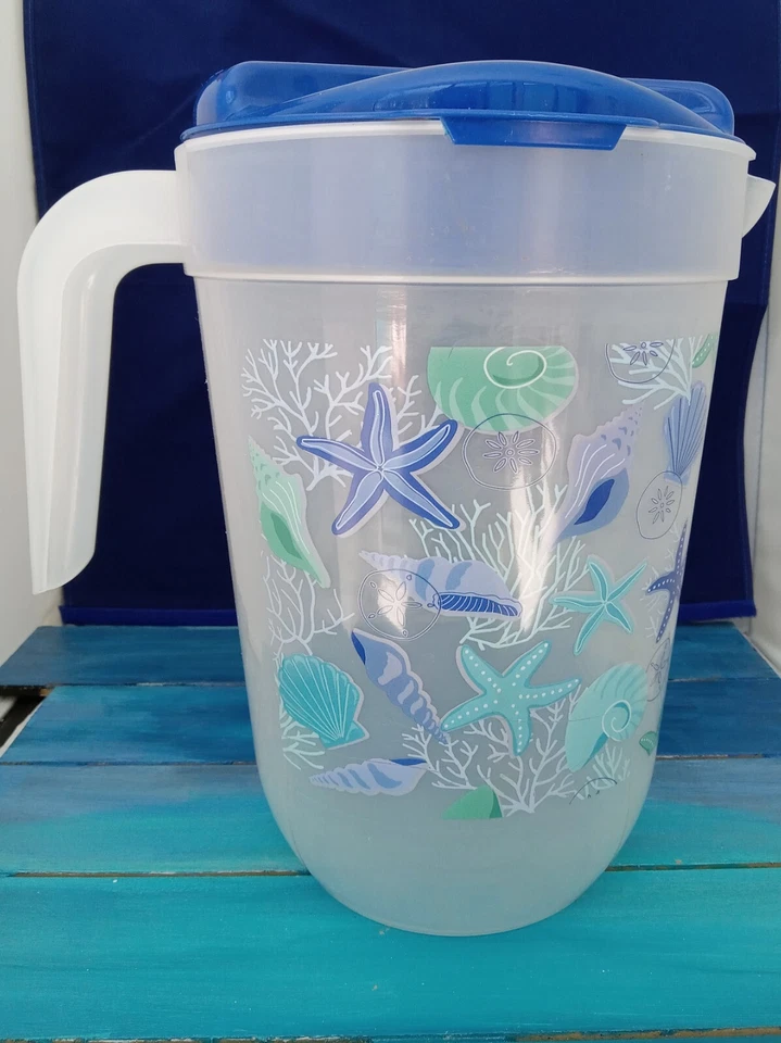 Большой пластиковый кувшин на один галлон для морских звезд раковин морских раковин кораллов - Изображение 3 из 4