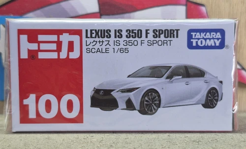 TOMICA #100 LEXUS IS 350 F SPORT 1/65 SCALE NEW IN BOX USA STOCK!!!