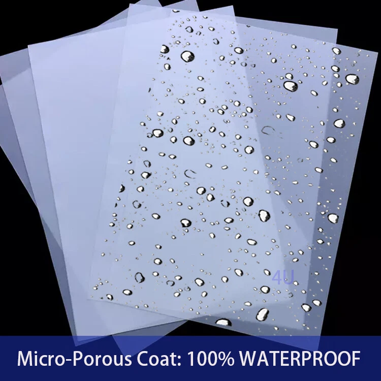 Película transparente de inyección de tinta impermeable 1 rollo para serigrafía 13" 17" 24" x 100 pies Foto 4 de 4