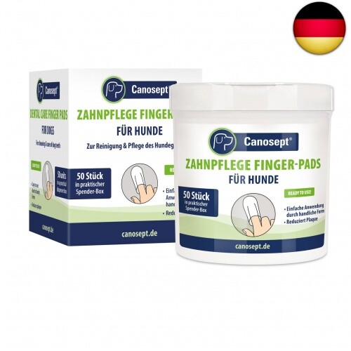 Canosept Zahnpflege Finger-Pads FüR Hunde 50 StüCk - Zahnpflege Hund - F-image