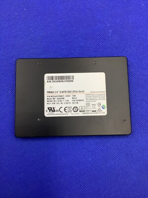 MZ-QLW3T80 Samsung PM963 Series 3.84TB PCIe NVMe U.2 2.5