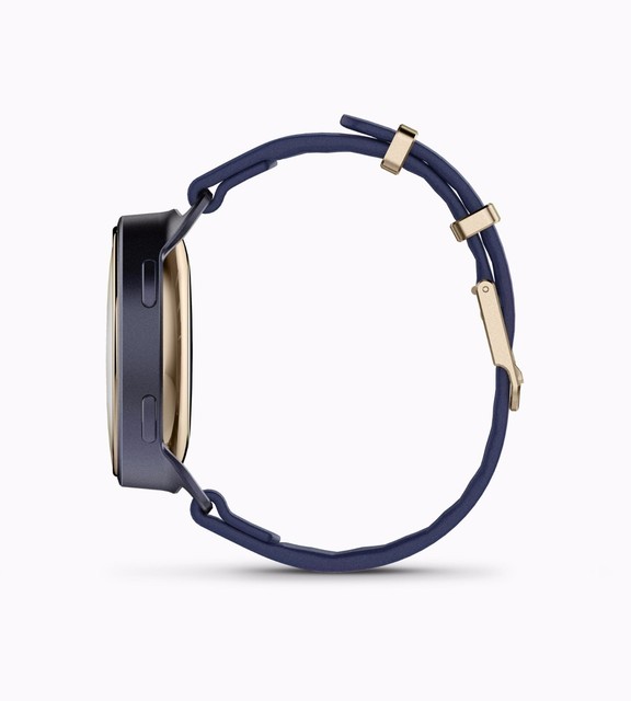 Misfit Unisex Aluminum Steel Case Blue Silicone Strap Watch MIS5006 | eBay