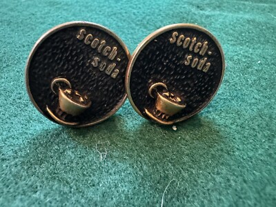 Vintage Scotch Soda Windsor Cuff Links.