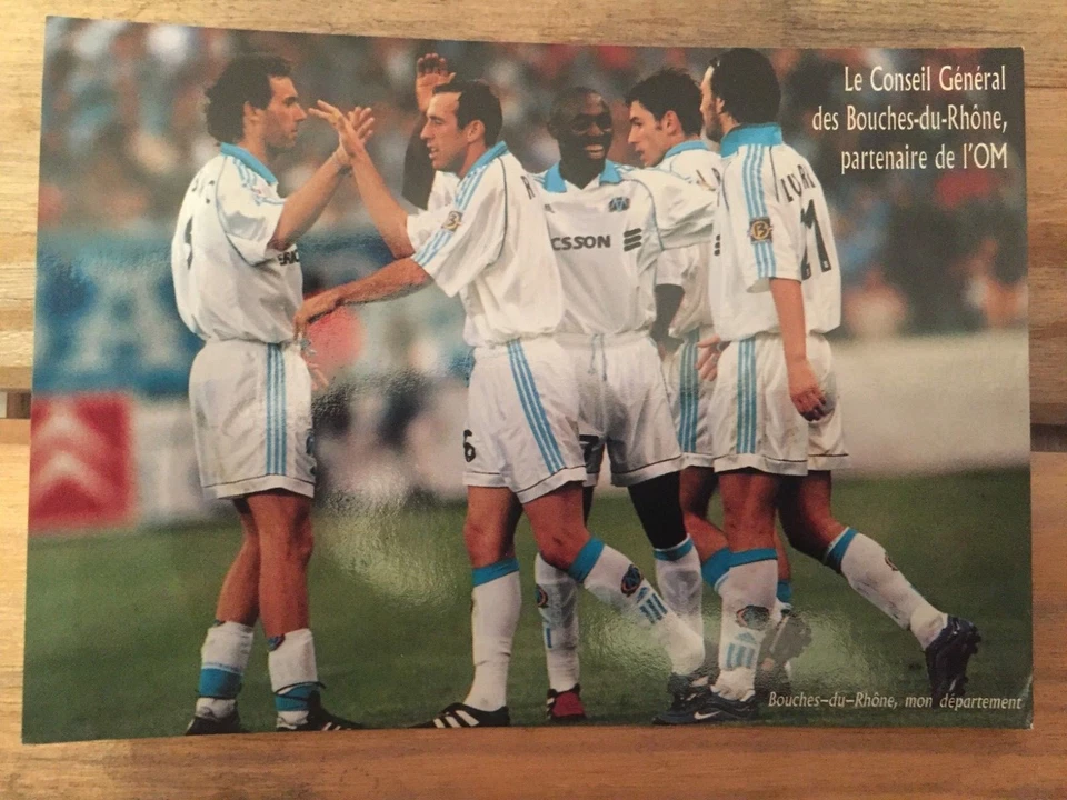 CARTE CP PHOTO OM OLYMPIQUE DE MARSEILLE - Photo 1/1