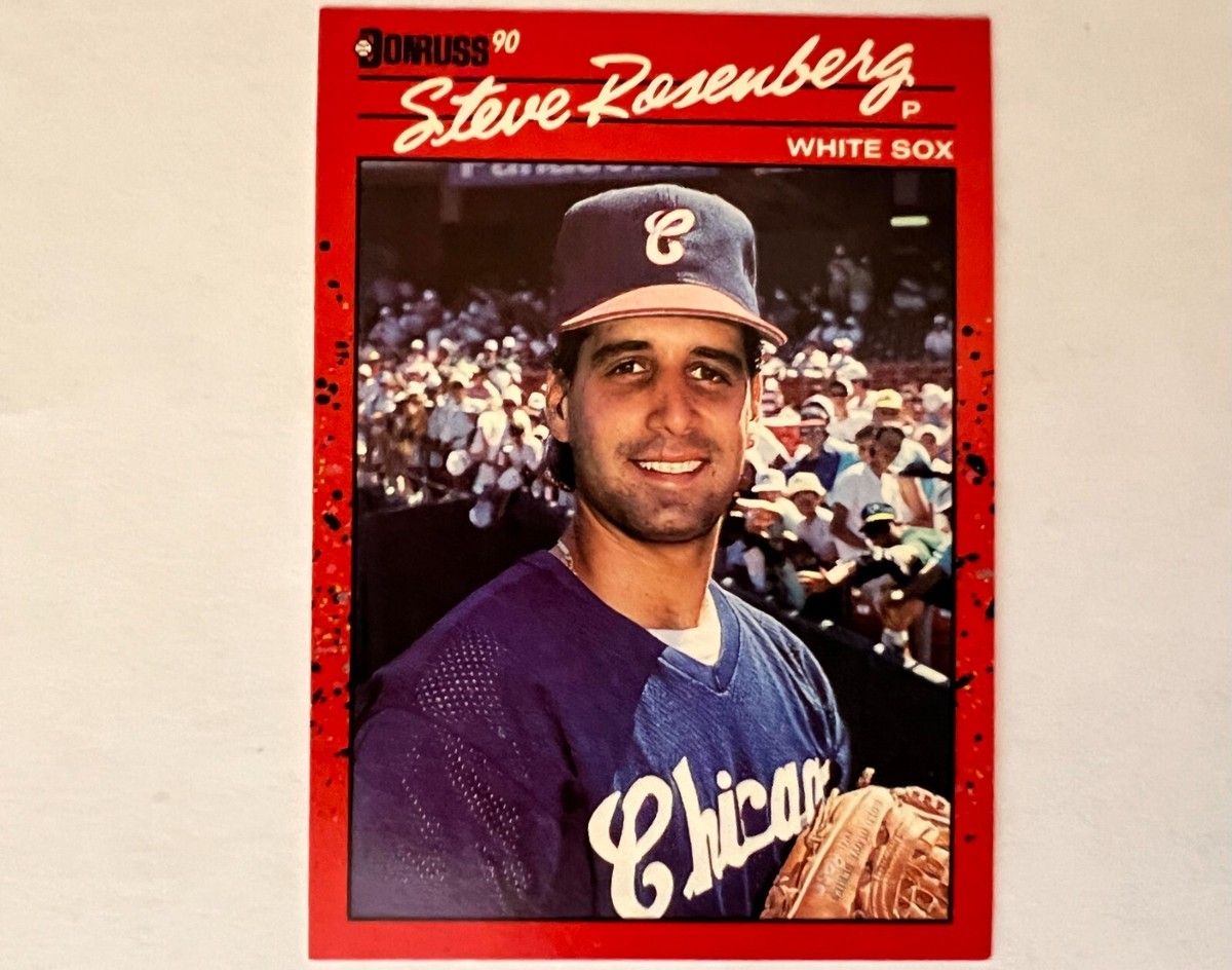 1990 DONRUSS BASEBALL CARD STEVEN ROSENBERG #253 CHICAGO WHITE SOX