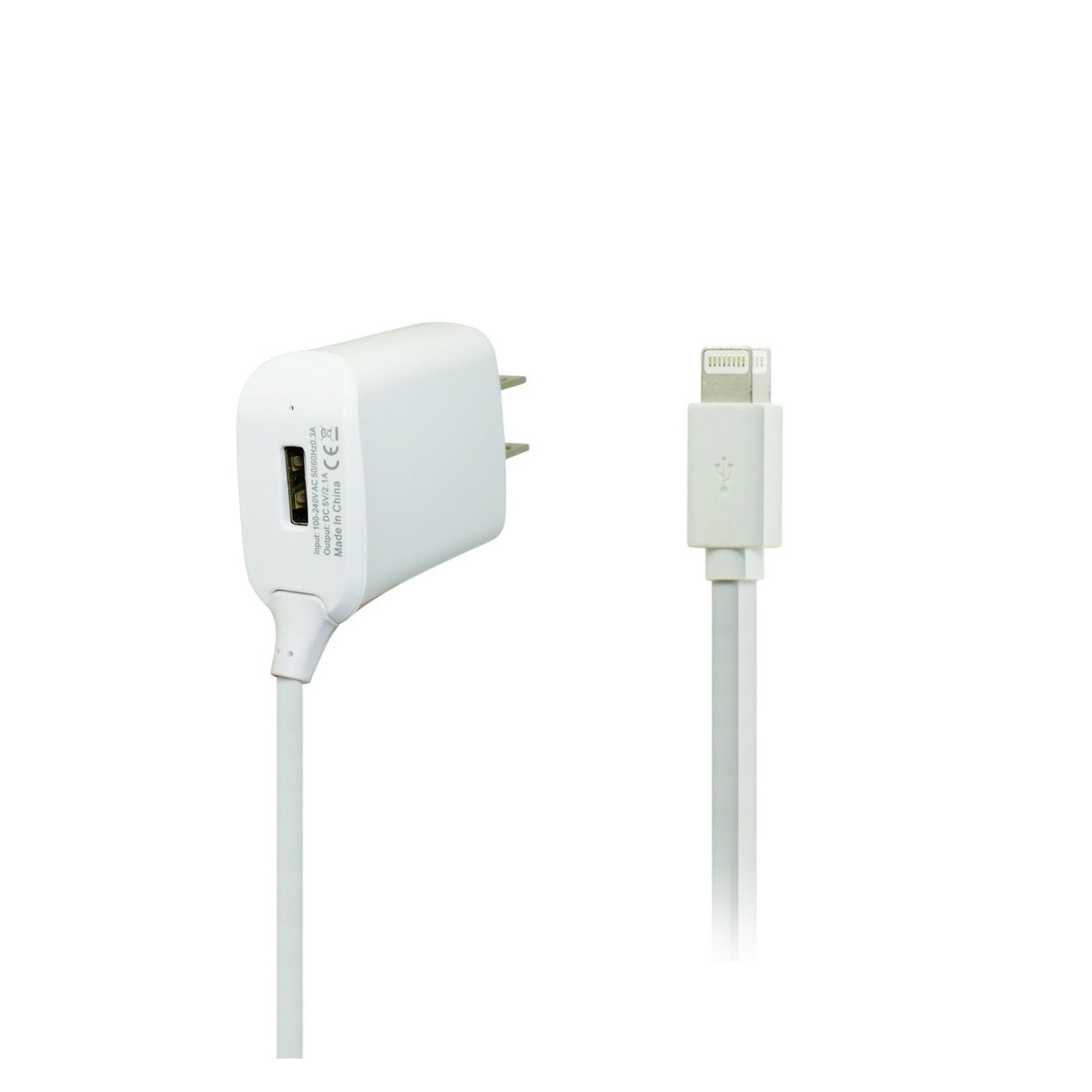 Wall AC Home Charger w USB Port for Apple iPad Mini 4, 3, 2, iPad