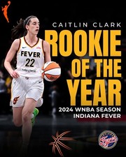 Caitlin Clark Rookie of the Year WNBA Indiana Fever 8x10 ALL-STAR
