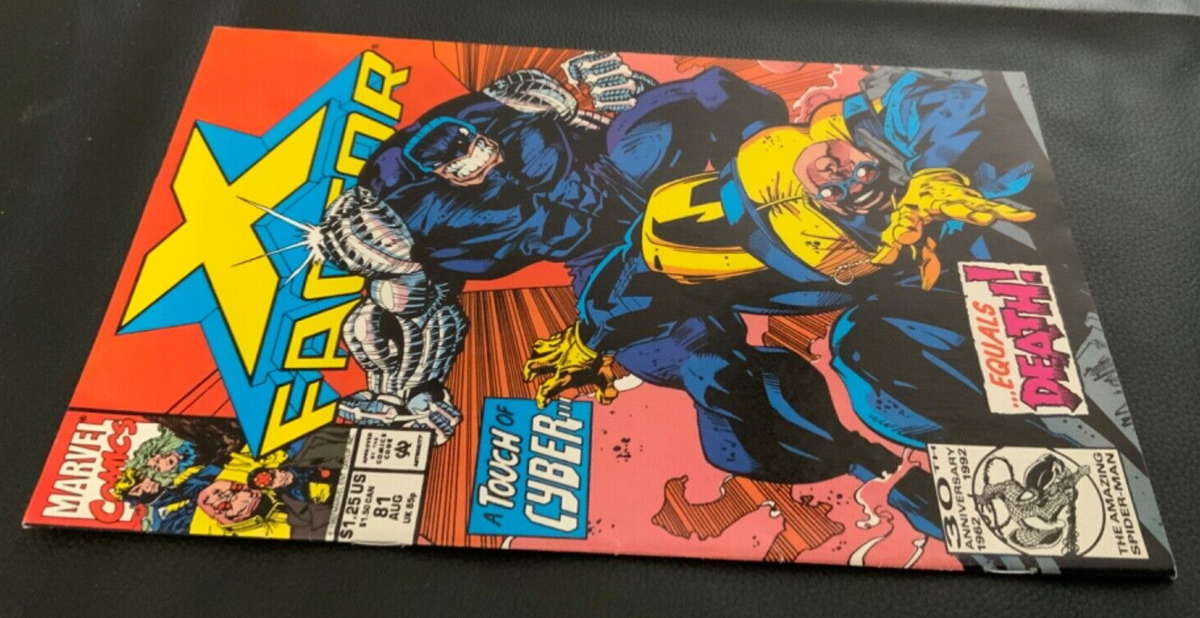 X FACTOR #81 NM ~ NM+ * A Touch of Cyber..Equals Death! Marvel