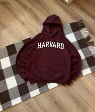 Harvard Champion big logo oversized hoodies 90s