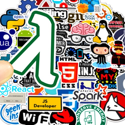 50 Stücke Internet Java Aufkleber Programmierer DIY Koffer Laptop Gitarre Aut Ze - Afbeelding 11 van 12