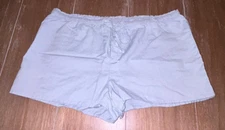GAP BODY Embroidered Drawstring Sleep Shorts - SZ XL ICE BLUE NEW