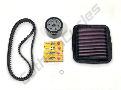 Ducati Multistrada 1260 SERVICE KIT Timing Belt Spark Plug K&N Air/Oil Filter
