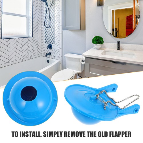  4 Pcs Drain Valve Rubber Plug Toilet Flange Extender Kit Flapper - Foto 8 di 12