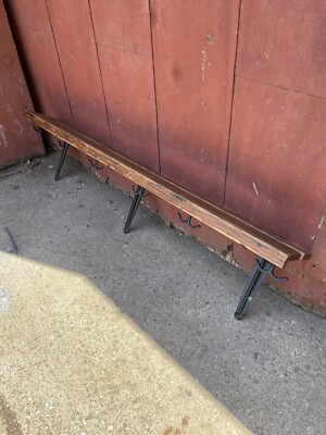 1970s Vintage Hanging Coat Rack Hall Tree Clothing Hooks