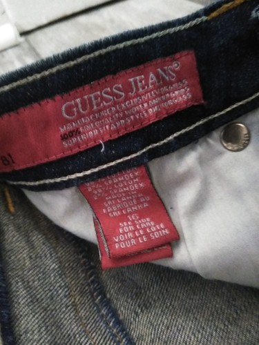 NEW GUESS PREMIUM YOUTH GIRLS SIZE 16 SLIM STRETCH DARK STONE JEANS ( NWT) - Picture 4 of 9