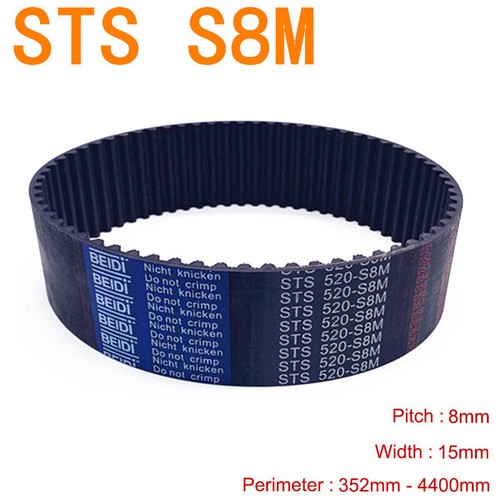 Impresora 3D de bucle de cierre de goma 15 mm de ancho correa de distribución síncrona S8M | eBay