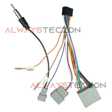 Radio Stereo Wiring Harness Antenna Adapter Cable Kit Aftermarket for Honda