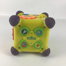 Sesame Street Musical Activity Cube Cookie Monster Elmo Bert Vintage 2001 Mattel