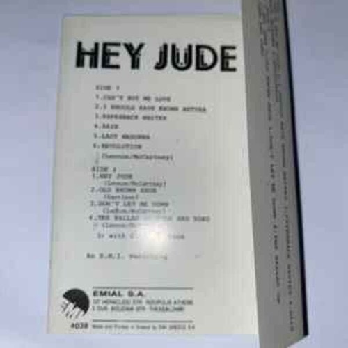Beatles / Hey Jude / Ultra rare Greek pressed cassette / Lennon / McCartney - Picture 2 of 6