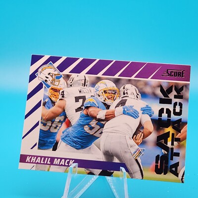 Khalil Mack 2024 Panini Score - Sack Attack #9  LA Chargers