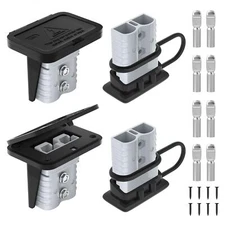 	RVBOATPAT 120 Amp Battery Quick Disconnect Connector with Plug Mounting Panel	