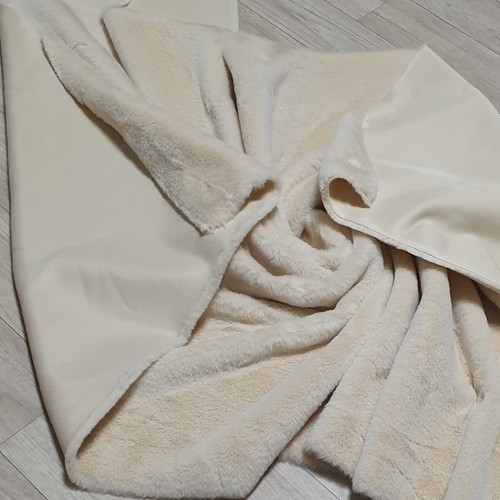 SOFT MINK FAUX FUR 10MM LONG HAIR LAMBY PLUSH DOLL CLOTH FABRIC SOLID MATTE 60"W - Picture 46 of 149
