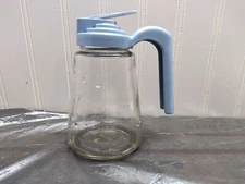 Ball Gemco Honey Maple Syrup Olive Oil Server Glass Dispenser 8 oz