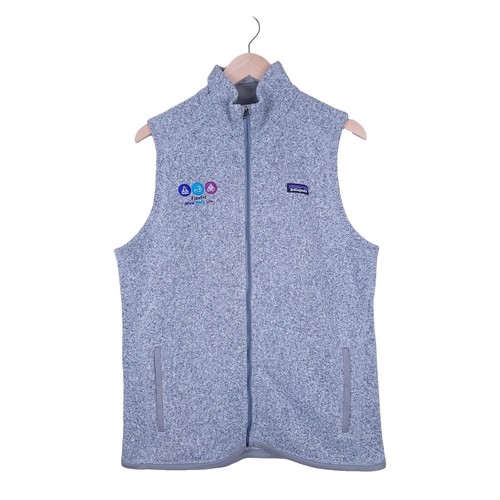 Patagonia Synchilla Vest Mens Large Gray Fleece Full Zip Company