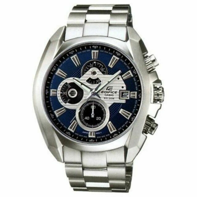 Casio Ef548d-2a Edifice Mens Chronograph Stainless Steel Dress