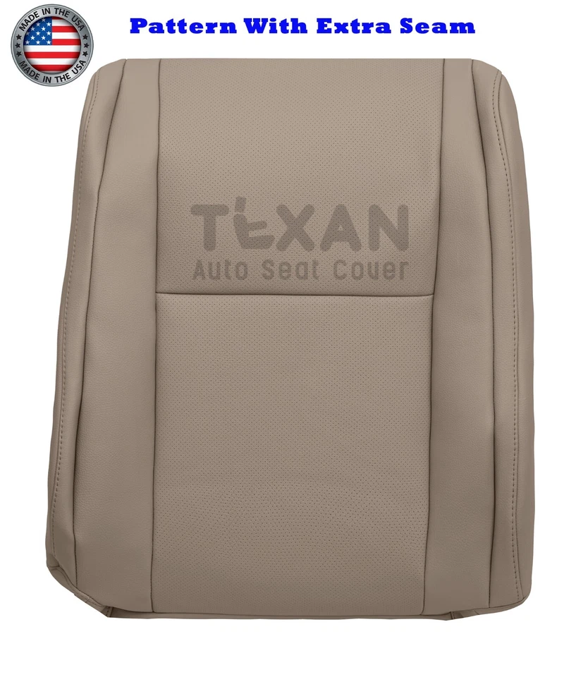 Cubierta de asiento superior delantera perforada de cuero para Toyota Tundra Platinum 2010 2011 Foto 3 de 4